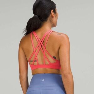 Lululemon | Free to Be Serene Bra Light Support C/D Cup Coral Size 8